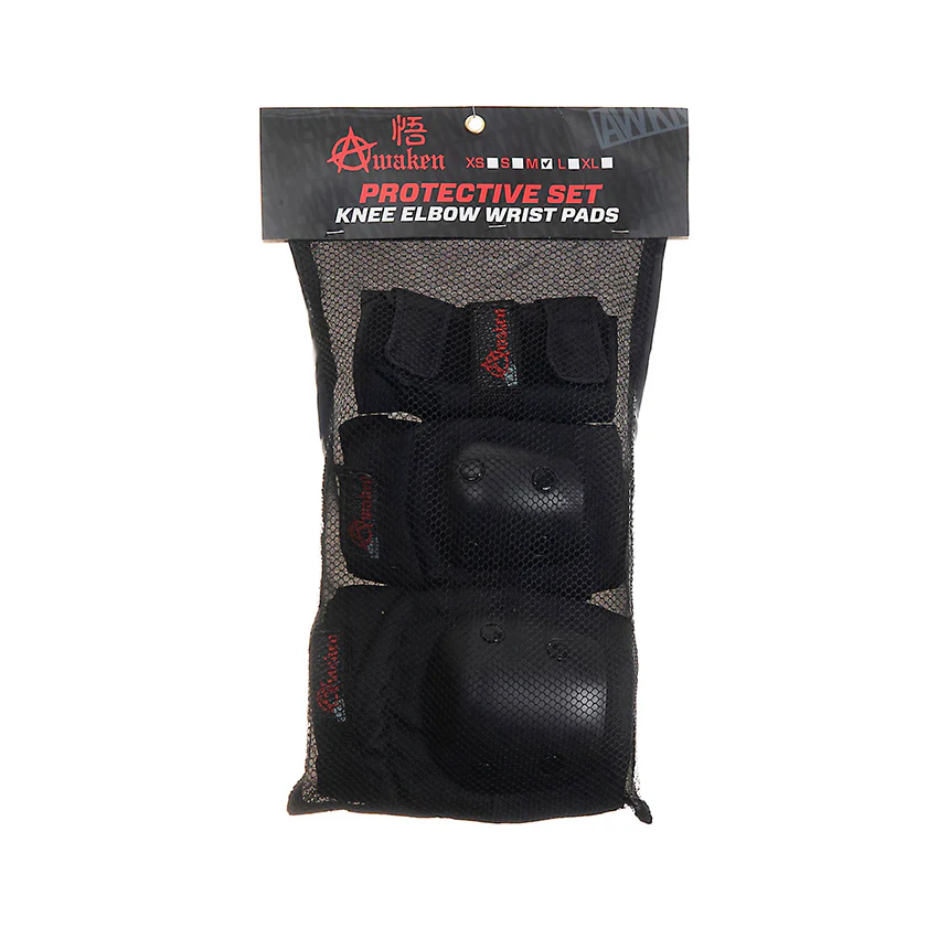 3 IN 1 PAD SET AWAKEN KNEE+ELBOW+WRIST GUARD