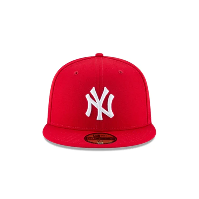 5950 New Era New York Yankees 59Fifty Basic Scarlet Red 11591122 - Image 2