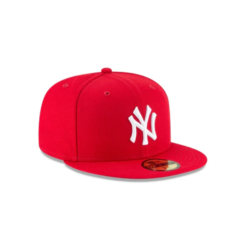 5950 New Era New York Yankees 59Fifty Basic Scarlet Red 11591122 - Image 3