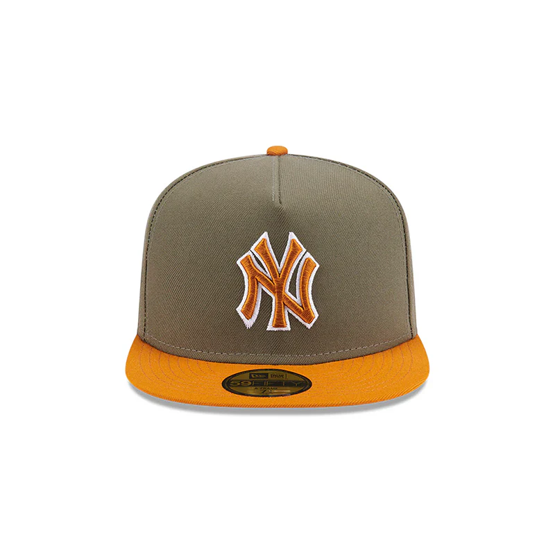 5950 New York Yankees Two-Tone Color Pack A-Frame 59FIFTY Fitted Hat 60698195 - Image 2