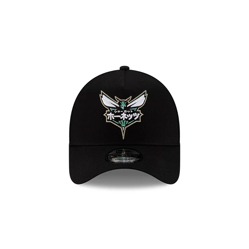 940 New Era x Culture Kings Charlotte Hornets 9FORTY A-Frame 60752324 - Image 2