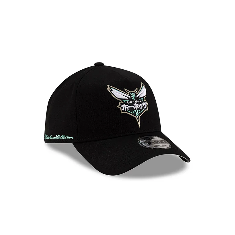 940 New Era x Culture Kings Charlotte Hornets 9FORTY A-Frame 60752324 - Image 3