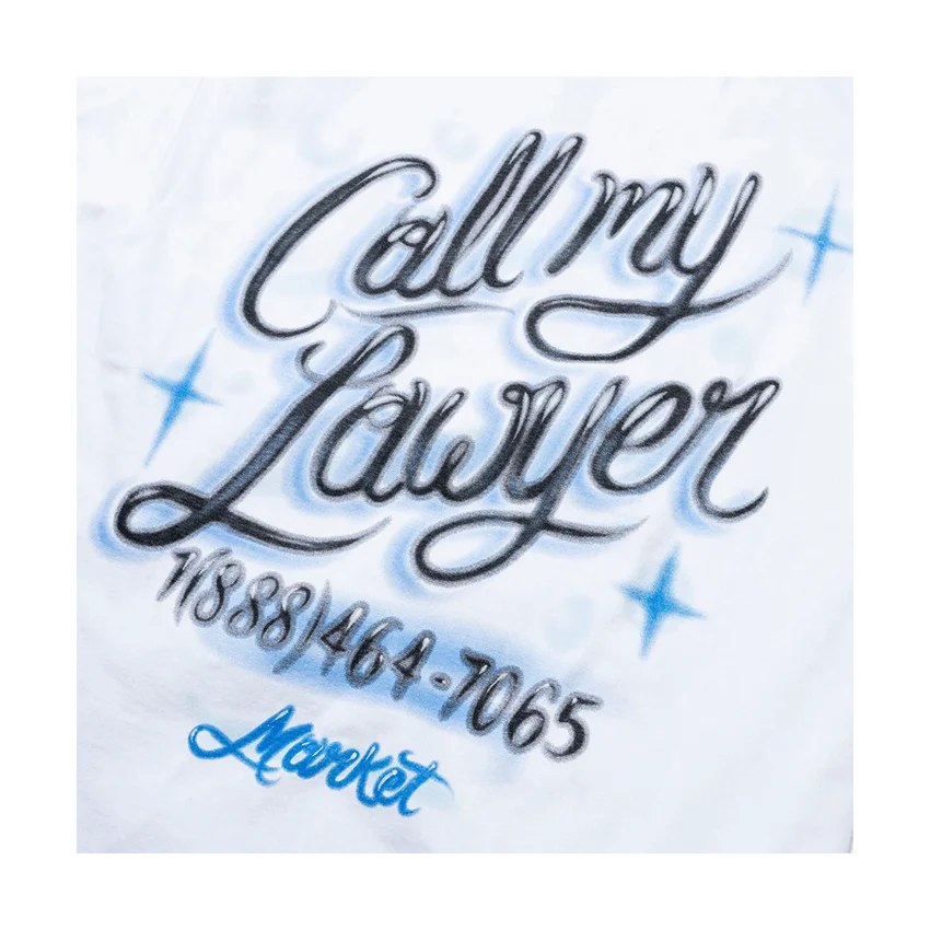 AIRBRUSH CALL MY LAWYER T-SHIRT - Image 3