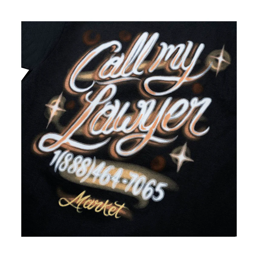 AIRBRUSH CALL MY LAWYER T-SHIRT - Image 3