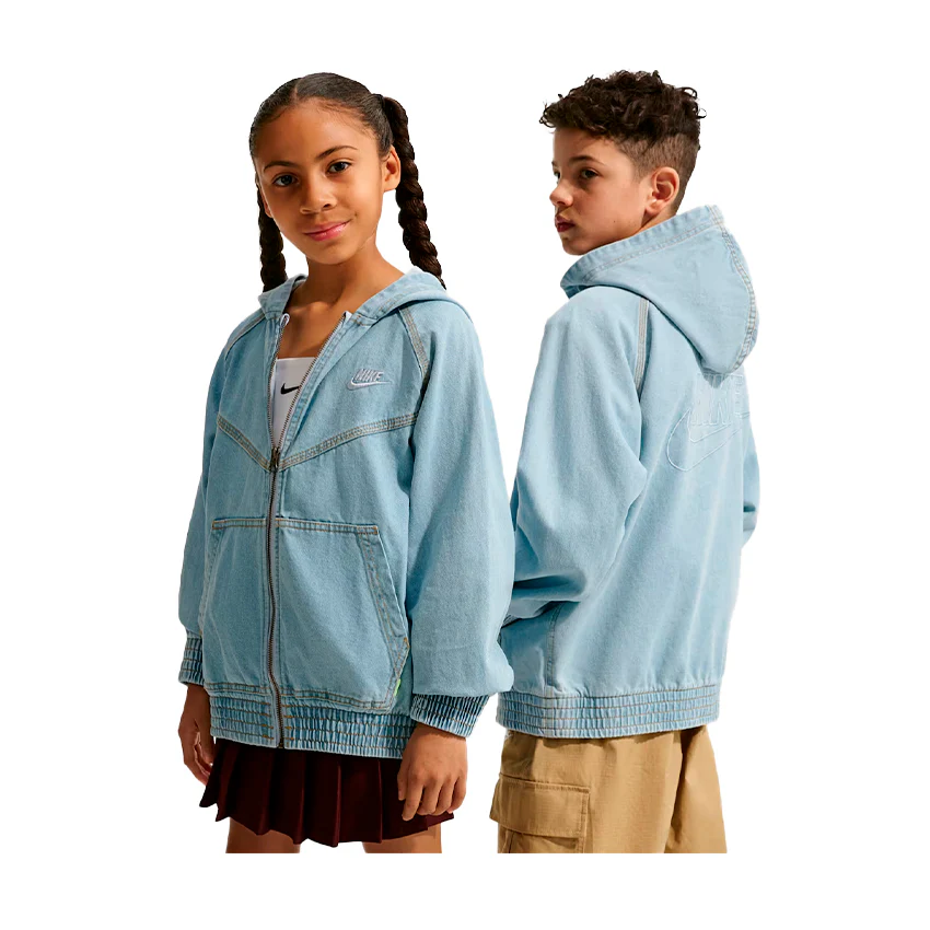K NSW WR DENIM FZ JACKET NIÑOS IF2306-436