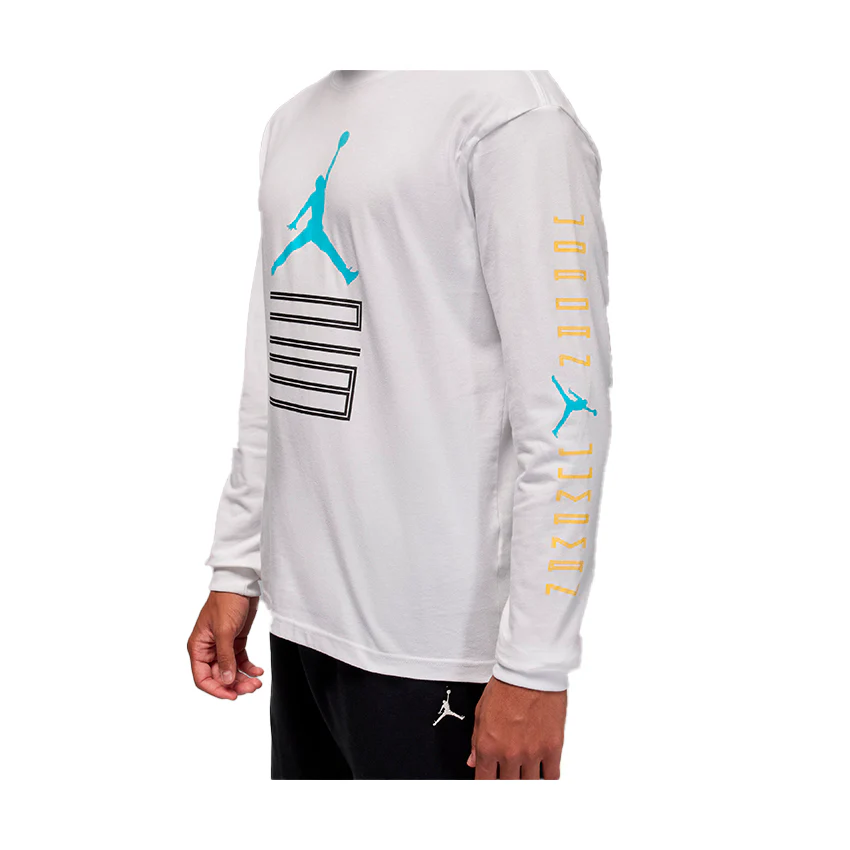 M J BRK AJ11 GFX LS CREW HOMBRE IM6507-100 - Image 3